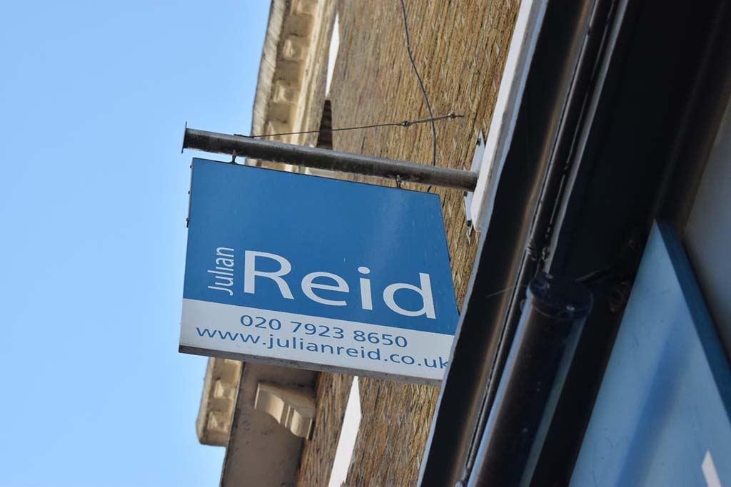 Julian Reid Estate Agents - Stoke Newington - News - Sign board